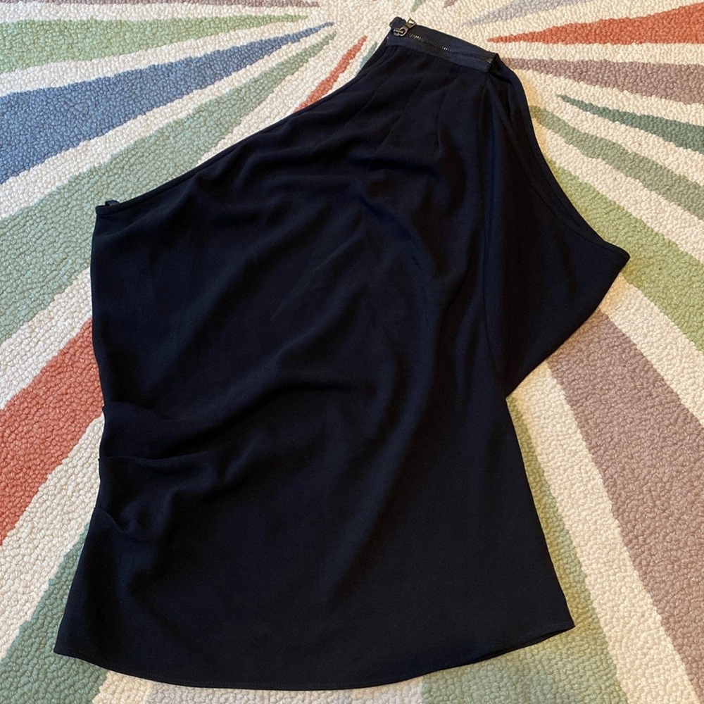 BCBGMaxAzaria One Sleeve Blouse